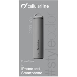 Powerbank аккумулятор Cellularline Stylecolor 2200