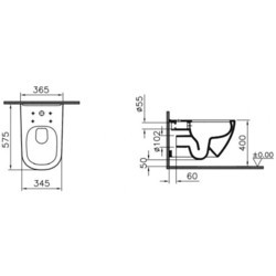 Унитаз Vitra D-Light 5911B003-6099