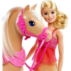 Кукла Barbie Doll and Dancin Fun Horse DMC30