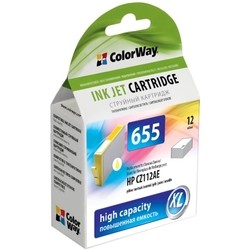 Картридж ColorWay CW-H655Y