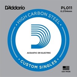 Струны DAddario Single Plain Steel 011