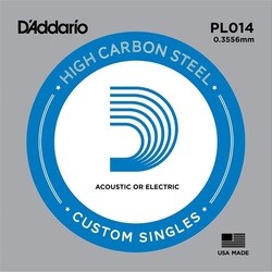 Струны DAddario Single Plain Steel 014