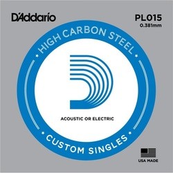Струны DAddario Single Plain Steel 015