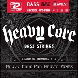 Струны Dunlop Heavy Core Bass 55-120
