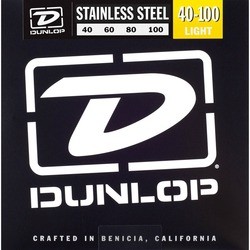 Струны Dunlop Stainless Steel Bass Light 40-100