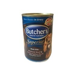 Корм для собак Butchers Superior Canned with Beef/Duck in Gravy 0.4 kg