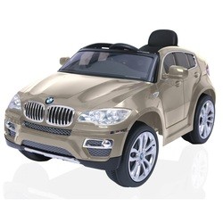 Детский электромобиль Rich Toys BMW X6 (бежевый)