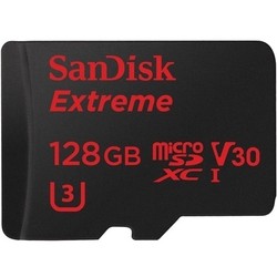 Карта памяти SanDisk Extreme V30 microSDXC UHS-I U3 128Gb