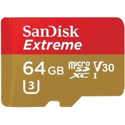 Карта памяти SanDisk Extreme Action V30 microSDXC UHS-I U3