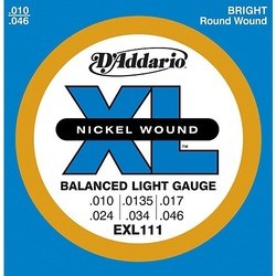 Струны DAddario XL Nickel Wound Balanced 10-46
