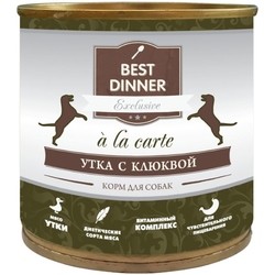 Корм для собак Best Dinner Adult Canned Exclusive Duck/Cranberry 0.24 kg