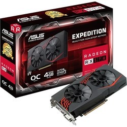 Видеокарта Asus Radeon RX 570 EX-RX570-O4G