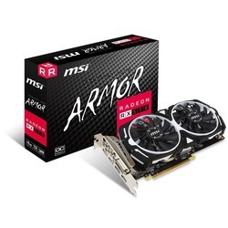 Видеокарта MSI RX 570 ARMOR 4G OC