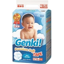 Подгузники Genki Premium Soft Tape S