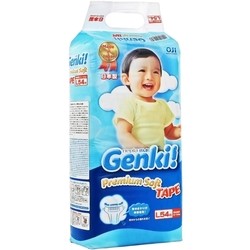 Подгузники Genki Premium Soft Tape L