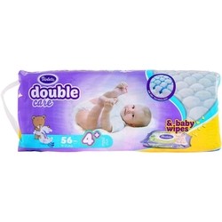 Подгузники Violeta Double Care 4 Plus / 56 pcs