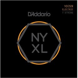Струны DAddario NYXL Nickel Wound 7-String 10-59