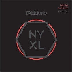 Струны DAddario NYXL Nickel Wound 8-String 10-74