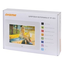 Цифровая фоторамка Digma PF-833 (белый)