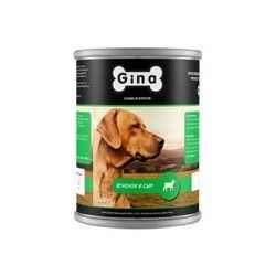 Корм для собак Gina Adult Canned with Lamb/Cheese 0.4 kg
