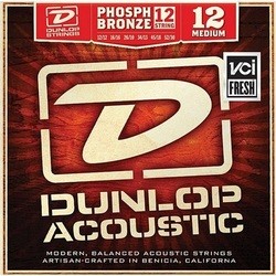 Струны Dunlop Phosphor Bronze 12-String Medium 12-52
