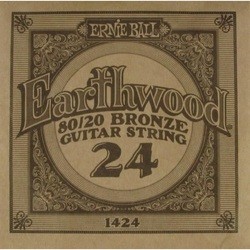 Струны Ernie Ball Single 80/20 Bronze 24