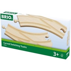 Автотрек / железная дорога BRIO Curved Switching Tracks 33346