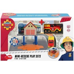 Автотрек / железная дорога Dickie Mini-Rescue Fire Station