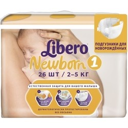 Подгузники Libero Newborn 1 / 26 pcs