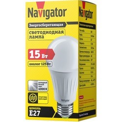Лампочка Navigator NLL-A70-15-230-4K-E27