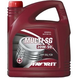 Моторное масло Favorit Multi SG 20W-50 5L
