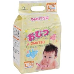 Подгузники Omutsu Diapers L / 24 pcs