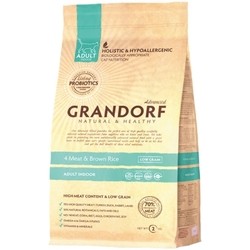 Корм для кошек Grandorf Adult Indoor 4 Meat/Rice 2 kg