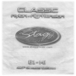 Струны Stagg Single Wound Nylon 27