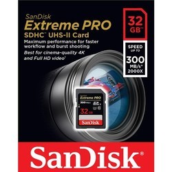 Карта памяти SanDisk Extreme Pro 2000x SDHC UHS-II