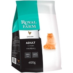 Корм для кошек Royal Farm Adult Hairball Chicken 0.4 kg