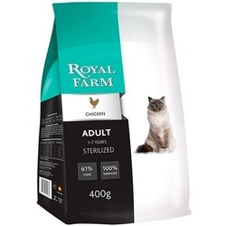 Корм для кошек Royal Farm Adult Sterilized Chicken 0.4 kg