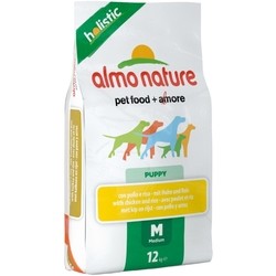 Корм для собак Almo Nature Holistic Puppy Medium Breed Chicken 12 kg