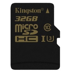 Карта памяти Kingston Gold microSDHC UHS-I U3 32Gb