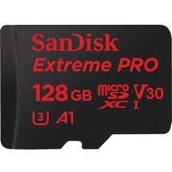 Карта памяти SanDisk Extreme Pro V30 A1 microSDXC UHS-I U3 128Gb