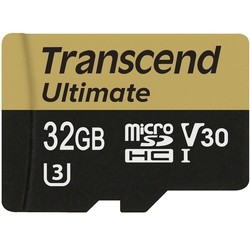 Карта памяти Transcend Ultimate V30 microSDHC Class 10 UHS-I U3 32Gb