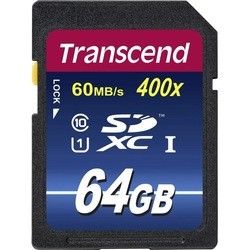 Карта памяти Transcend Premium 400x SDXC Class 10 UHS-I