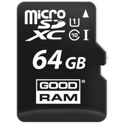 Карта памяти GOODRAM microSDXC 60 Mb/s Class 10 64Gb