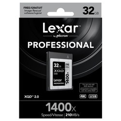 Карта памяти Lexar Professional 1400x XQD 64Gb