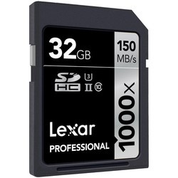Карта памяти Lexar Professional 1000x SDHC UHS-II 32Gb