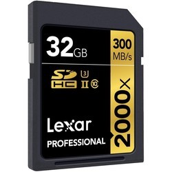 Карта памяти Lexar Professional 2000x SDHC UHS-II 32Gb