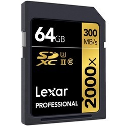 Карта памяти Lexar Professional 2000x SDXC UHS-II 64Gb