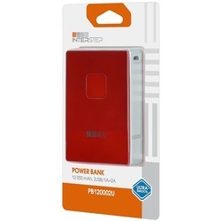 Powerbank аккумулятор InterStep PB120002U (красный)