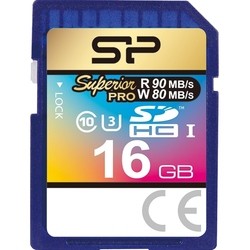 Карта памяти Silicon Power Superior Pro SDHC UHS-I U3 16Gb