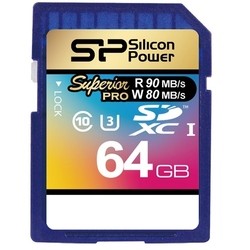 Карта памяти Silicon Power Superior Pro SDXC UHS-I U3 64Gb